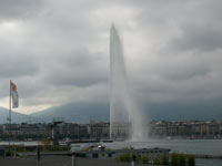 JET DE APA, LACUL GENEVA ELVETIA